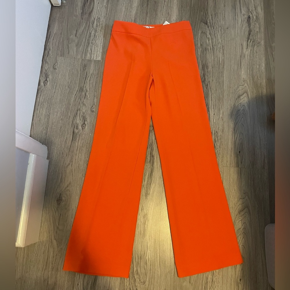 Zara bright orange trousers